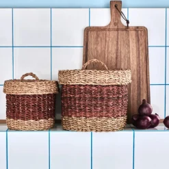 House Doctor Aufbewahrung|Aufbewahrung|Aufbewahrungskörbe, HDRangi, Braun