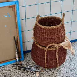 House Doctor Aufbewahrung|Aufbewahrung|Aufbewahrungskörbe, HDRangi, Braun