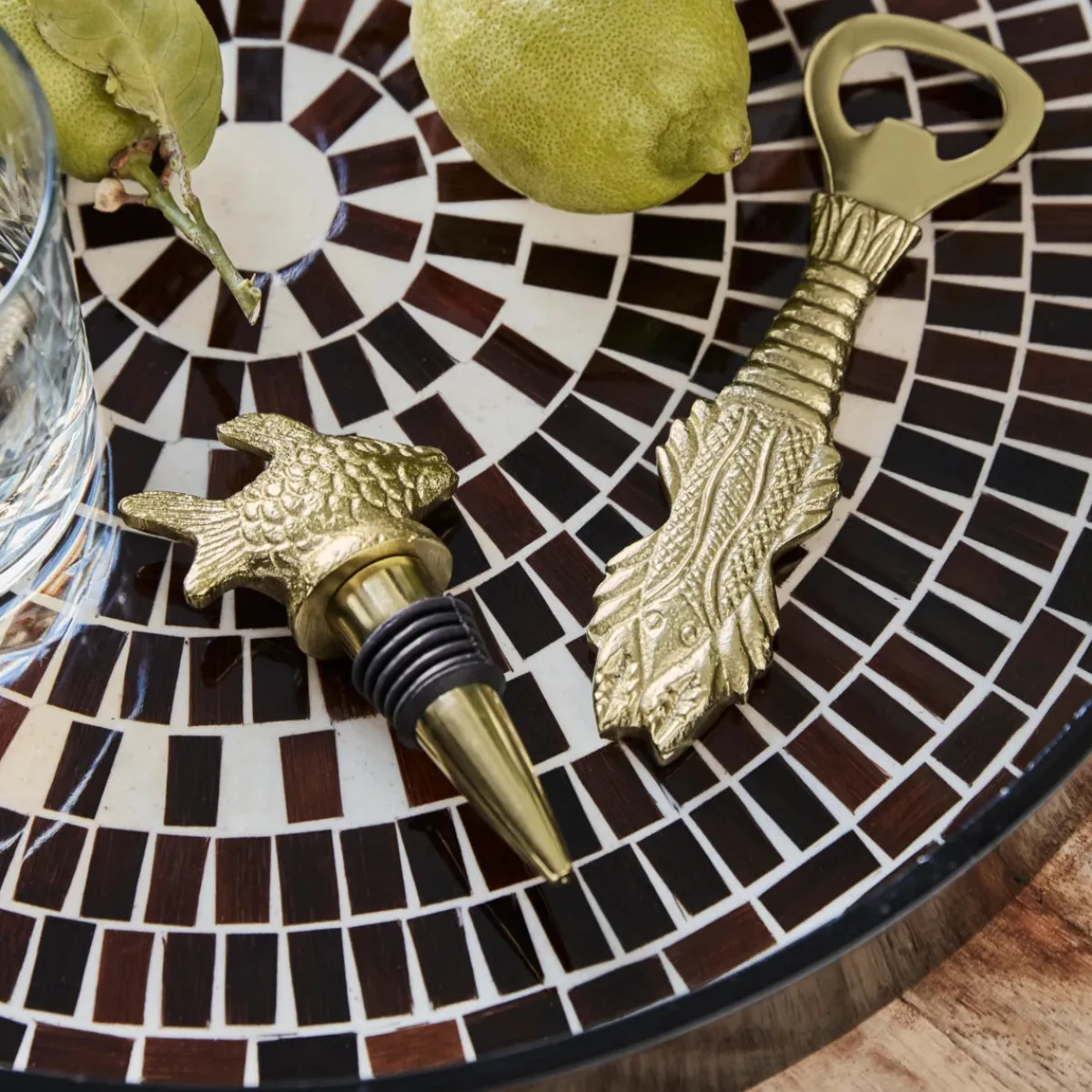 House Doctor Cocktailzubehör|Cocktailzubehör|Bar-Zubehör, HDFish, Antikes Gold