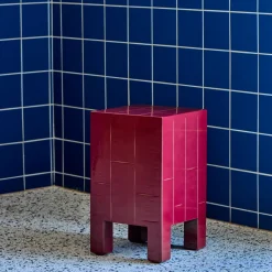 House Doctor Beistelltische Und Nachttische|Beistelltische Und Nachttische|Beistelltisch, HDBrick, Rot