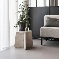 House Doctor Beistelltische Und Nachttische|Beistelltische Und Nachttische|Beistelltisch, HDMarb, Beige