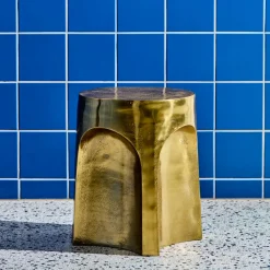 House Doctor Beistelltische Und Nachttische|Beistelltische Und Nachttische|Beistelltisch, HDRiga, Antikgoldenes Finish