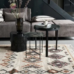 House Doctor Beistelltische Und Nachttische|Beistelltische Und Nachttische|Beistelltisch, HDTamu, Schwarz