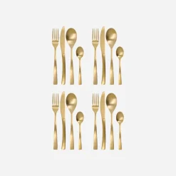 House Doctor Geschirr|Geschirr|Besteckset, HDGolden, Gold