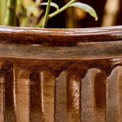 House Doctor Blumentöpfe|Blumentöpfe|Blumentopf, HDGroove, Braun