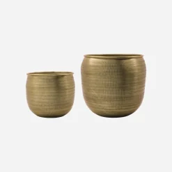 House Doctor Heimdekor|Blumentöpfe Und Übertöpfe|Blumentopf, HDSpot, Gold