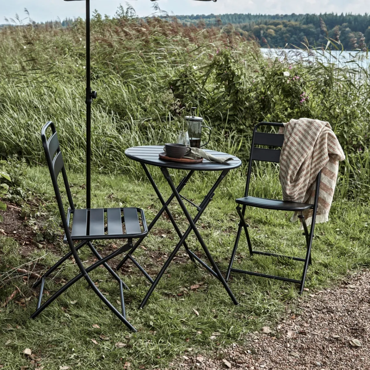 House Doctor Gartenmöbel|Gartenmöbel|Cafe set, HDHelo, Black