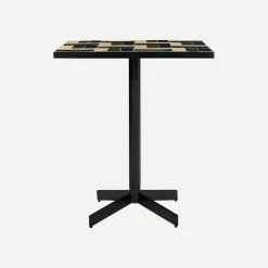 House Doctor Esstische|Esstische|Café-Tisch, HDGeometric, Braun;Blau