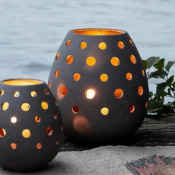 House Doctor Heimdekor|Teelichthalter Und Kerzenständer|Candle holder, HDArtie, Grey