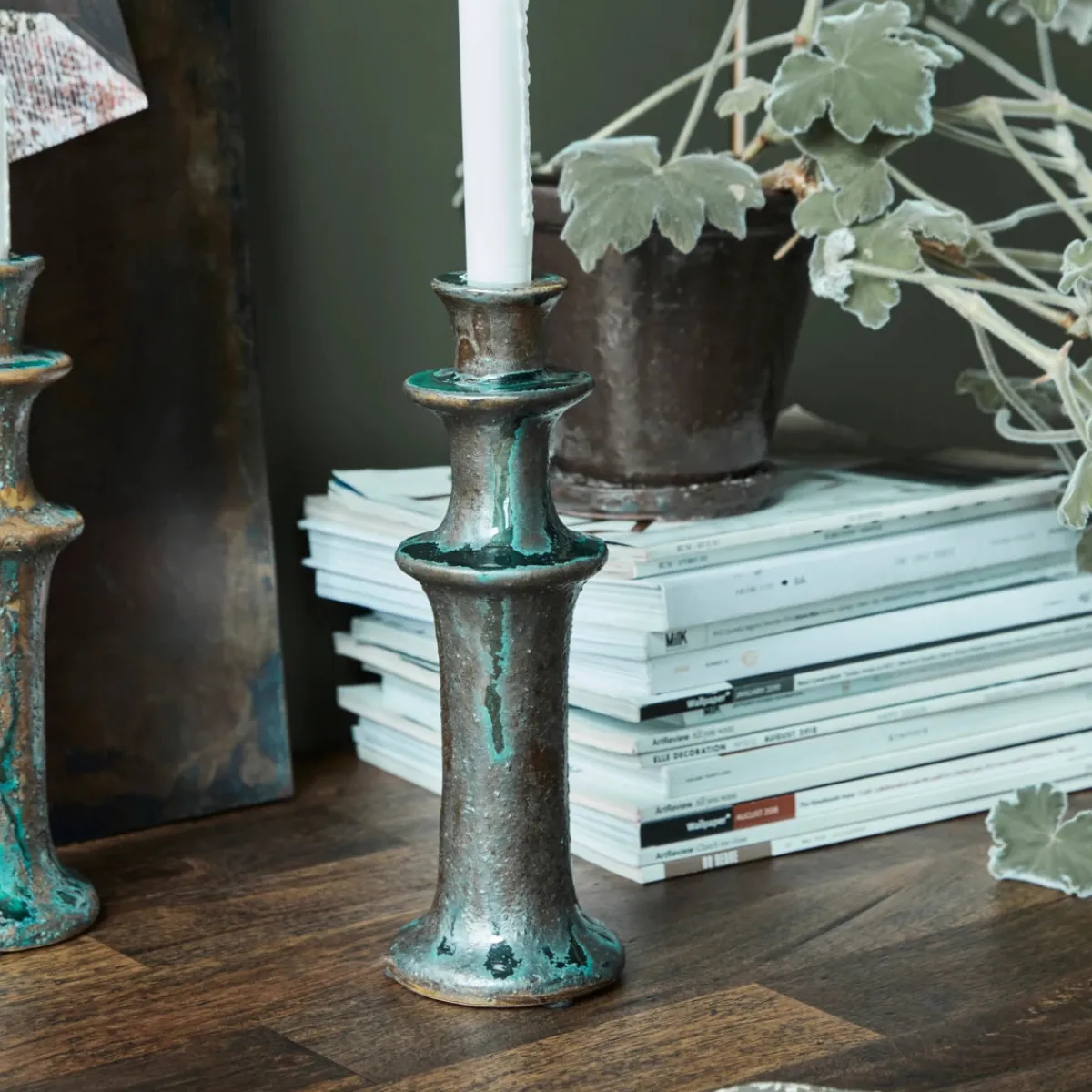 House Doctor Heimdekor|Teelichthalter Und Kerzenständer|Candle stand, HDRaag, Green