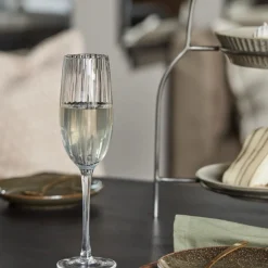 House Doctor Geschirr|Geschirr|Champagne glass, HDRill, Clear