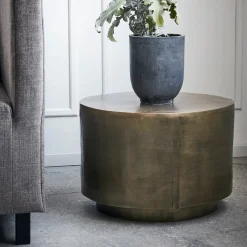 House Doctor Beistelltische Und Nachttische|Beistelltische Und Nachttische|Couchtisch, Rota, Antikes Messing