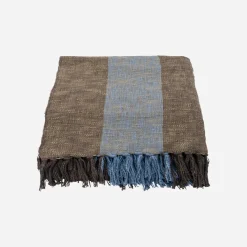 House Doctor Heimtextilien|Decken Und Tagesdecken|Decke, HDPonra, Braun;Hellblau