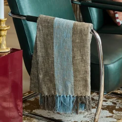 House Doctor Heimtextilien|Decken Und Tagesdecken|Decke, HDPonra, Braun;Hellblau