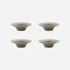 House Doctor Geschirr|Geschirr|Eierbecher, HDPleat, Grau/braun