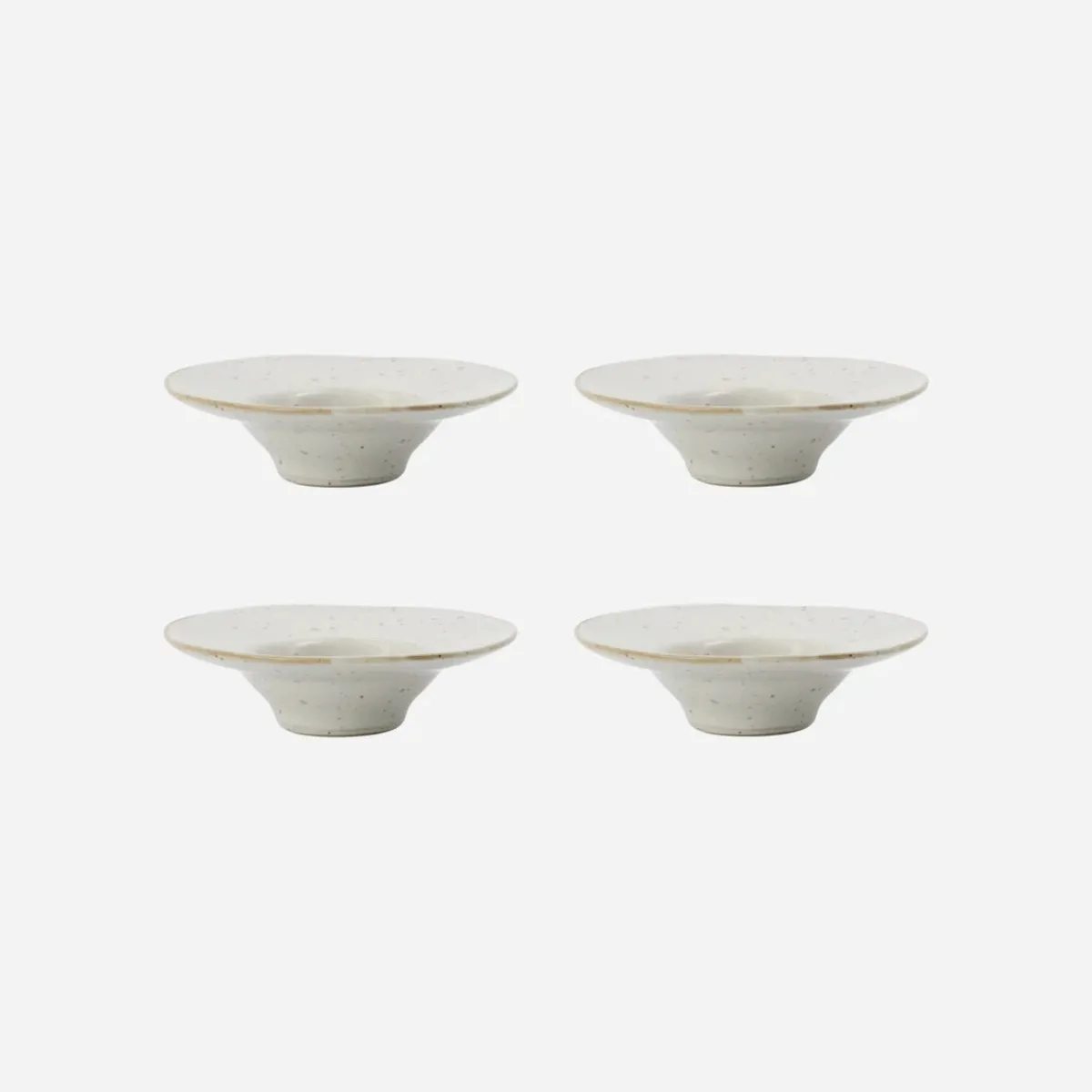 House Doctor Geschirr|Geschirr|Eierbecher, Pion, Grau/ weiß