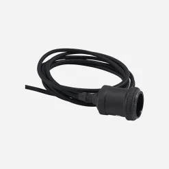 House Doctor Beleuchtung|Eingangsbeleuchtung|Fassung, Fly, Schwarz