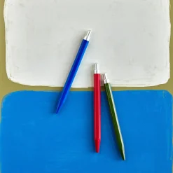 House Doctor Papier|Feder mit schwarzer Tinte, HDClick, Blau;Rot;Grün