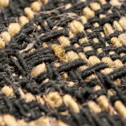 House Doctor Heimtextilien|Teppiche|Fußmatte, HDMonta, Natur;Schwarz