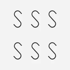 House Doctor Aufbewahrung|Aufbewahrung|Haken, Snap, Schwarz