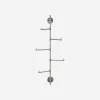 House Doctor Aufbewahrung|Aufbewahrung|Hakenleiste, HDFlex, Silber-Finish