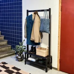 House Doctor Aufbewahrung|Aufbewahrung|Hakenleiste, HDMono, Schwarz