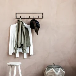 House Doctor Aufbewahrung|Aufbewahrung|Hakenleiste, Rack, Schwarz