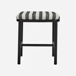 House Doctor Hocker Und Barhocker|Hocker Und Barhocker|Hocker, HDToda, Schwarz/Off-Weiß