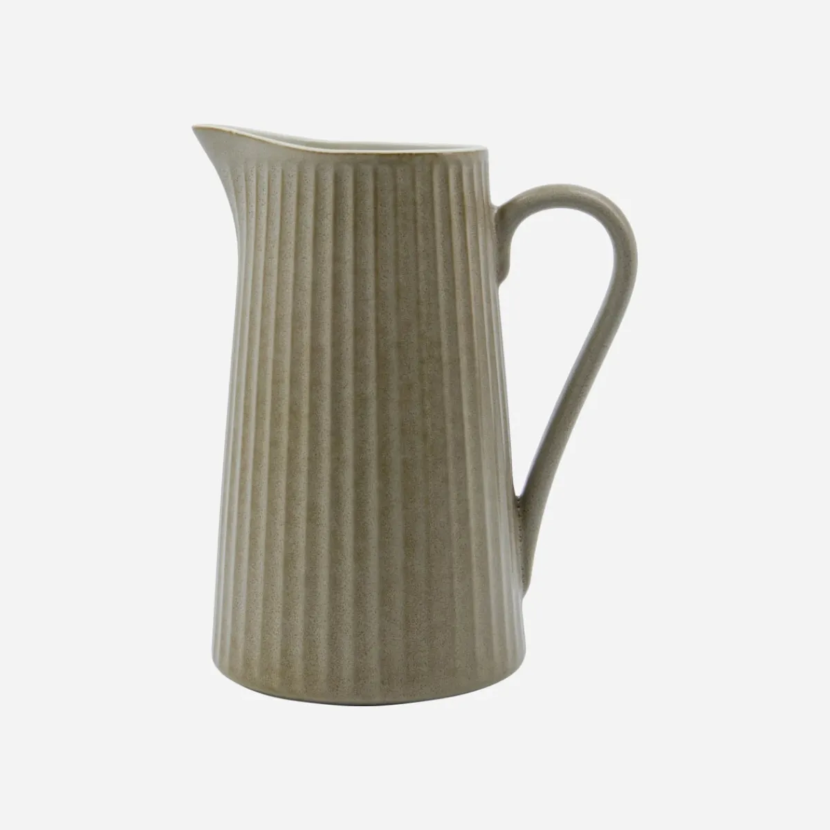 House Doctor Geschirr|Geschirr|Kanne, HDPleat, Grau/braun