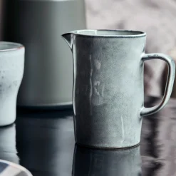 House Doctor Geschirr|Geschirr|Kanne, Rustic, Grau/Blau