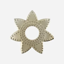 House Doctor Christmas Decor|Kerzenringe, HDRing, Antikes Champagner-Silber-Finish