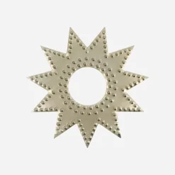 House Doctor Christmas Decor|Kerzenringe, HDRing, Antikes Champagner-Silber-Finish