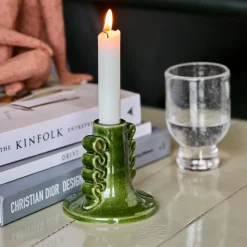 House Doctor Heimdekor|Teelichthalter Und Kerzenständer|Kerzenständer, HDDiva, Grün