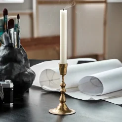 House Doctor Heimdekor|Teelichthalter Und Kerzenständer|Kerzenständer, HDDon, Antik-Gold