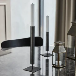 House Doctor Heimdekor|Teelichthalter Und Kerzenständer|Kerzenständer, HDKolo, Schwarz