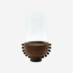 House Doctor Heimdekor|Laternen Und Windlichter|Kerzenständer, HDManet, Rot gebrannt