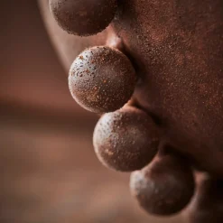 House Doctor Heimdekor|Laternen Und Windlichter|Kerzenständer, HDManet, Rot gebrannt