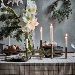 House Doctor Table Setting|Christmas Candle Holders|Kerzenständer, HDMaxi80, Antikes Messing-Finish