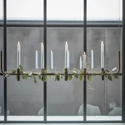 House Doctor Christmas Candle Holders|Kerzenständer, HDMaxi, Antikes Messing-Finish
