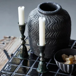 House Doctor Heimdekor|Teelichthalter Und Kerzenständer|Kerzenständer, HDMero, Schwarz