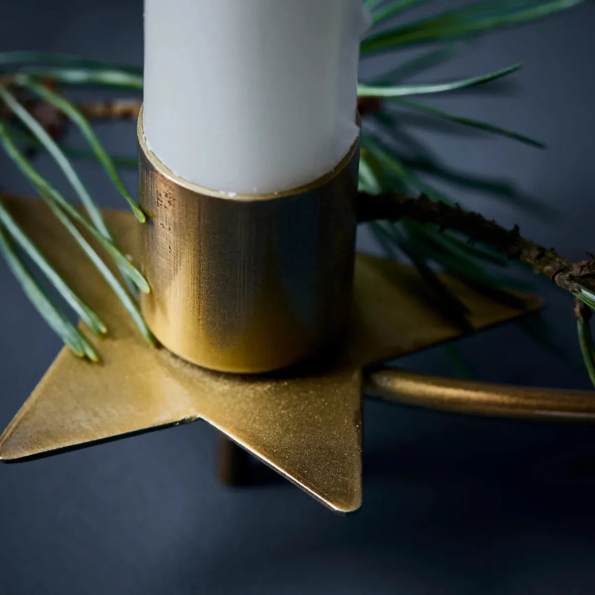 House Doctor Christmas Candle Holders|Kerzenständer, HDStage, Antikes Messing-Finish