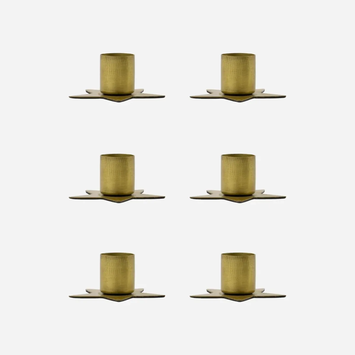 House Doctor Christmas Candle Holders|Kerzenständer, HDStage, Antikes Messing-Finish