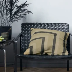 House Doctor Heimtextilien|Kissenbezüge|Kissenbezug, Canva & Pete, Beige/Grau