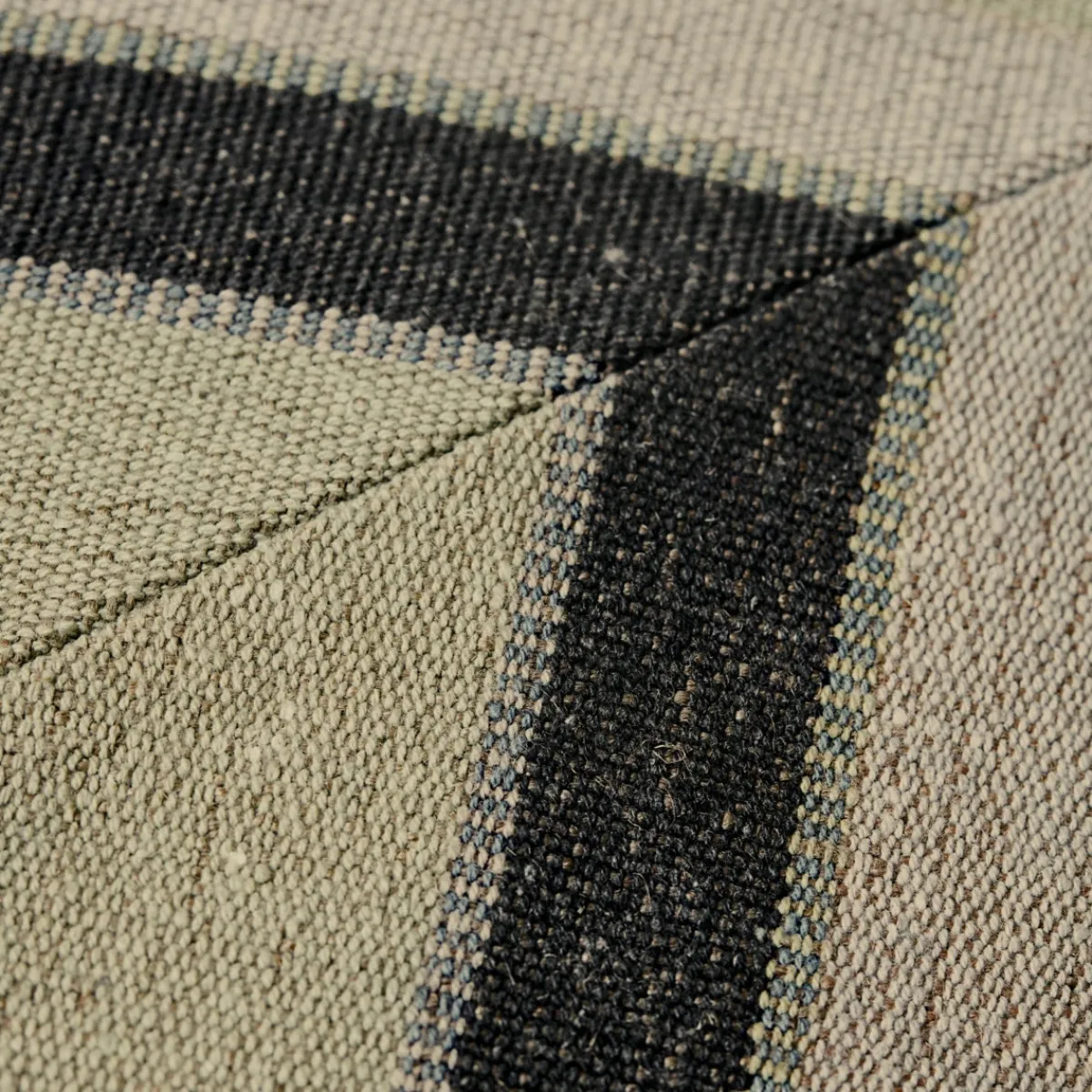 House Doctor Heimtextilien|Kissenbezüge|Kissenbezug, Canva & Pete, Beige/Grau