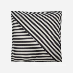 House Doctor Heimtextilien|Kissenbezüge|Kissenbezug, HDAzy, Schwarz;Off-White