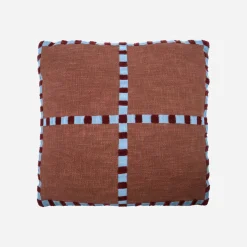 House Doctor Heimtextilien|Kissenbezüge|Kissenbezug, HDCross, Braun