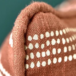 House Doctor Heimtextilien|Kissenbezüge|Kissenbezug, HDDotti, Terrakotta