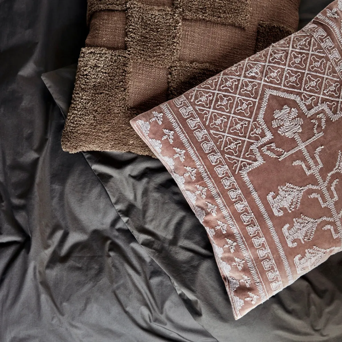 House Doctor Heimtextilien|Kissenbezüge|Kissenbezug, HDEdda, Camel