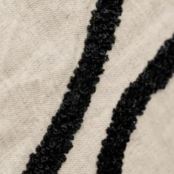 House Doctor Heimtextilien|Kissenbezüge|Kissenbezug, HDFly, Schwarz;Off-White