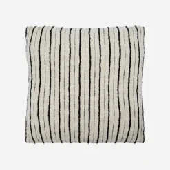 House Doctor Heimtextilien|Kissenbezüge|Kissenbezug, HDLines, Schwarz;Off-White